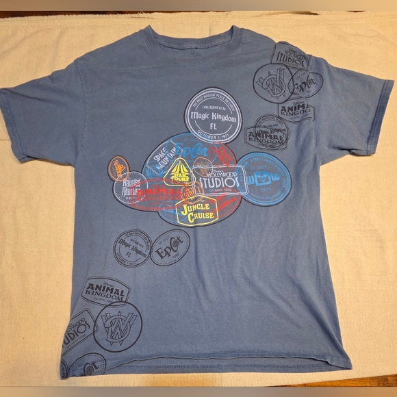 Disney Tops - Earth Blue Adventure Graphic Tee